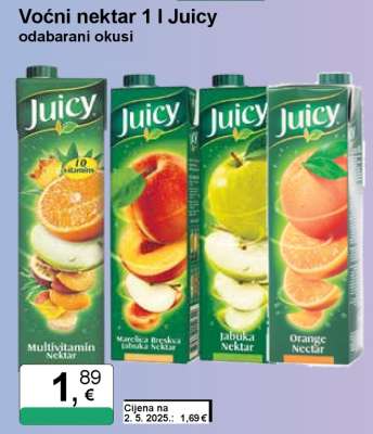 Voćni nektar 1 l Juicy