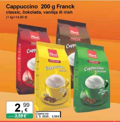 Cappuccino 200 g Franck