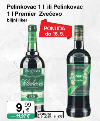 Pelinkovac 1 l ili Pelinkovac 1 l Premier Zvečevo