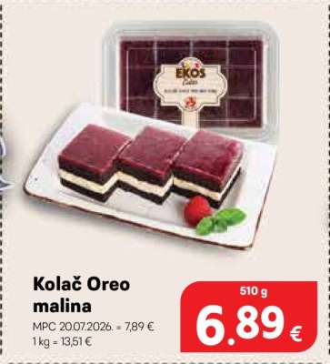 Kolač Oreo malina