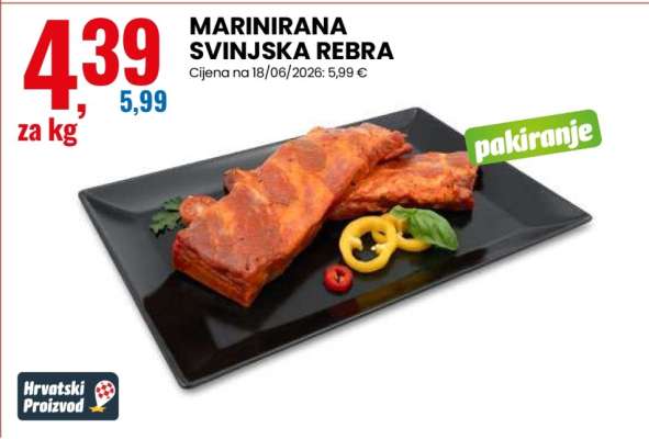 Marinirana svinjska rebra