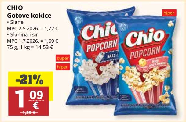 CHIO Gotove kokice