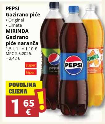 Pepsi gazirano pice