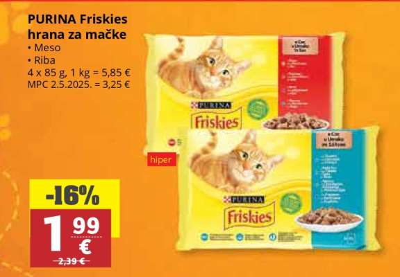 Purina Friskies Hrana za mačke