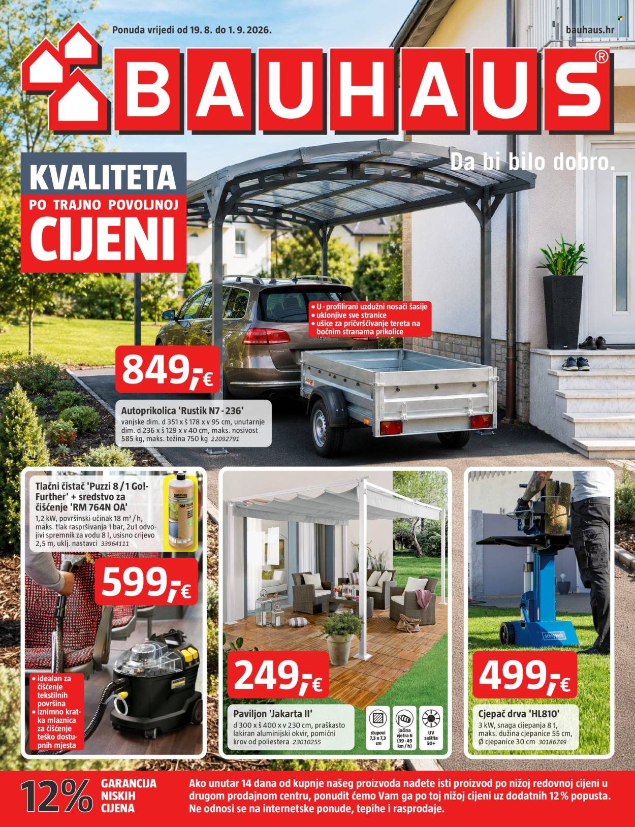Bauhaus katalog - 19.08.2026. - 01.09.2026. Stranica 1