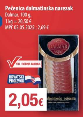 Pečenica dalmatinska narezak