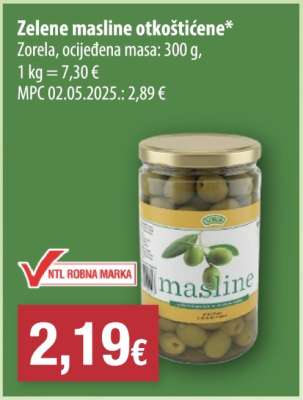 Zelene masline otkoštićene