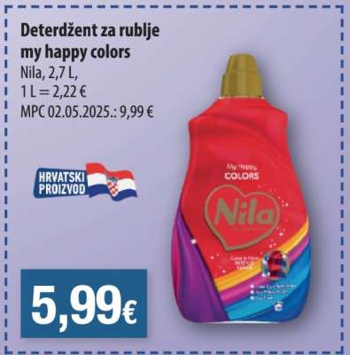 Deterdžent za rublje My Happy Colors