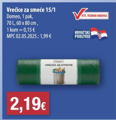Vrećice za smeće 15/1
