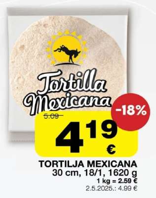 TORTILJA MEXICANA