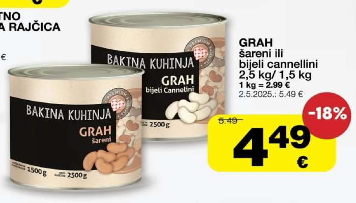 GRAH šareni ili bijeli cannellini