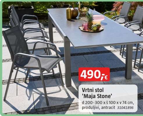 Vrtni stol 'Maja Stone'