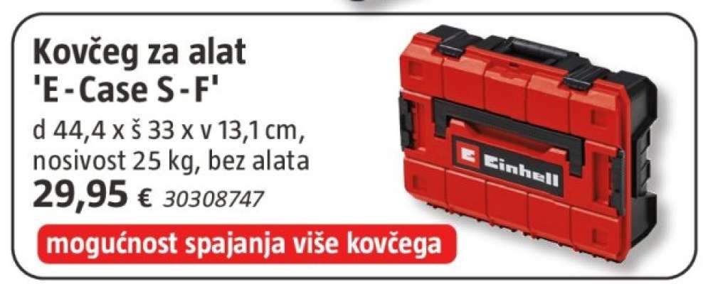 Kovčeg za alat 'E-Case S-F'