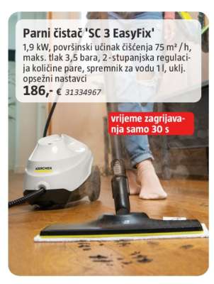 Parni čistač 'SC 3 EasyFix'