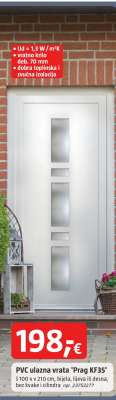 PVC ulazna vrata 'Prag KF35'