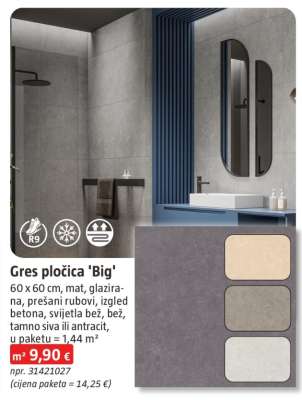 Gres pločica 'Big'