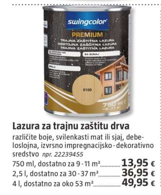 Lazura za trajnu zaštitu drva