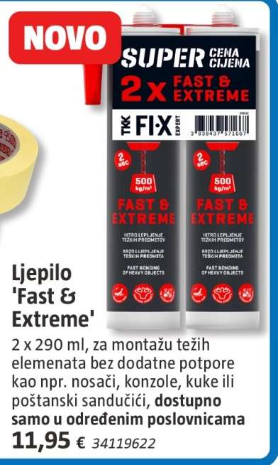 Ljepilo 'Fast & Extreme'