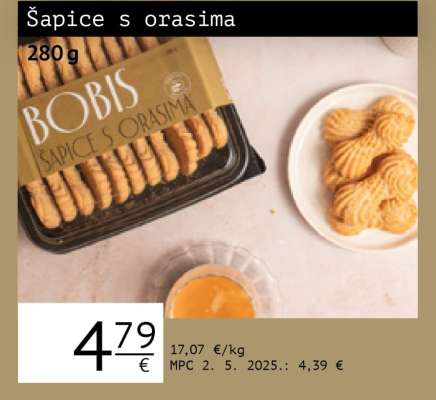 Šapice s orasima