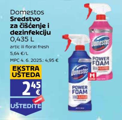 DOMESTOS SREDSTVO ZA ČIŠĆENJE I DEZINFEKCIJU