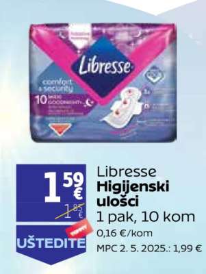 LIBRESSE HIGIJENSKI ULOŠCI