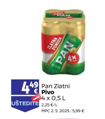 PAN ZLATNI Pivo