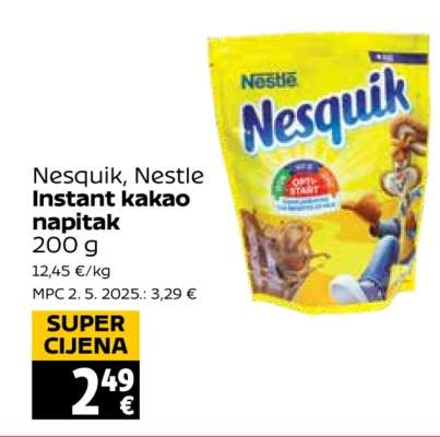 Nesquik, Nestle Instant kakao napitak