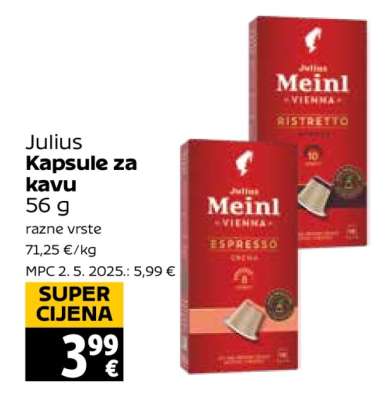JULIUS Kapsule za kavu