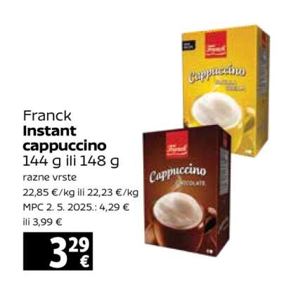 Franck Instant cappuccino