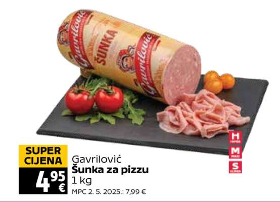 GAVRILOVIĆ ŠUNKA ZA PIZZU