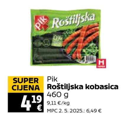 PIK Roštiljska kobasica