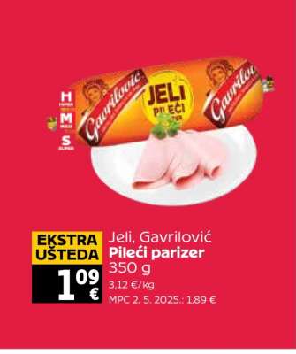 Jeli, Gavrilović Pileći parizer