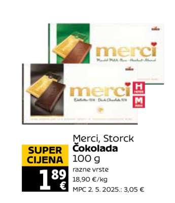 Merci, Storck Čokolada