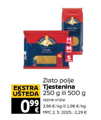 ZLATO POLJE TJESTENINA