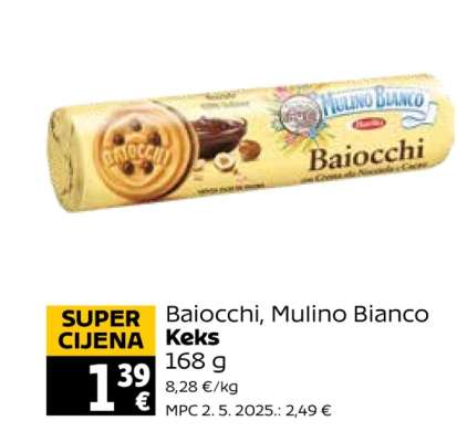 Baiocchi, Mulino bianco Keks