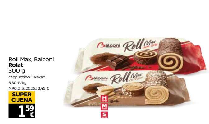 Roll Max, Balconi Rolat