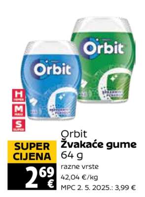 ORBIT žvakaće gume