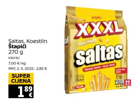 Saltas, Koestlin Štapići