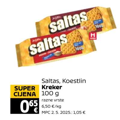 Saltas, Koestlin Kreker 100 g