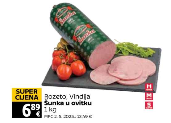 Rozeto, Vindija Šunka u ovitku