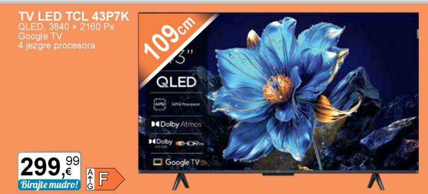 TV LED TCL 43P7K