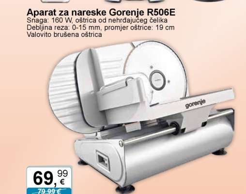 Aparat za nareske Gorenje R506E