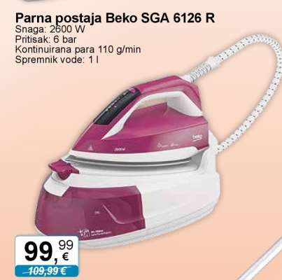 Parna postaja Beko SGA 6126 R