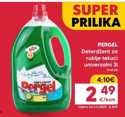 PERGEL Deterdžent za rublje tekući univerzalni 3l