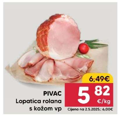 PIVAC Lopatica rolana s kožom vp