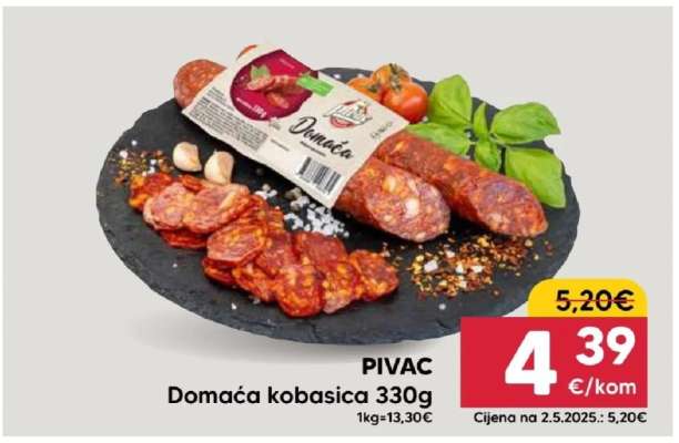 PIVAC Domaća kobasica 330g