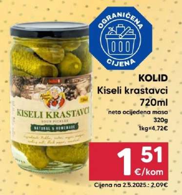 KOLID Kiseli krastavci
