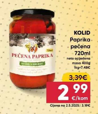 KOLID Paprika pečena 720ml