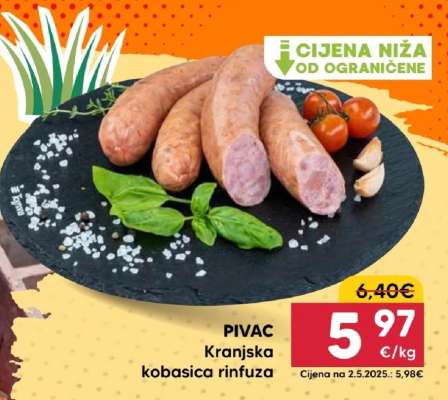 PIVAC Kranjska kobasica rinfuza