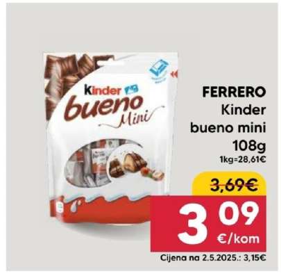 FERRERO Kinder bueno mini 108g